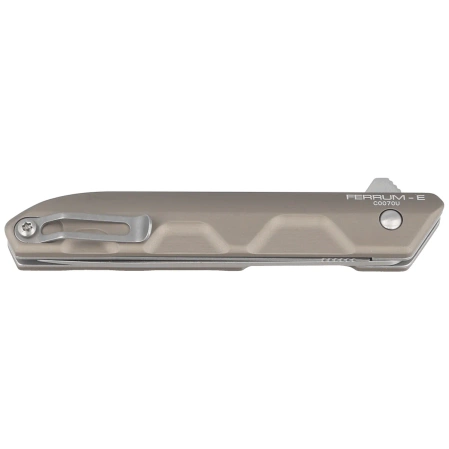 Extrema Ratio Ferrum E Knife Tactical Mud Aluminum, Satin N690 (04.1000.0366/SAT/TM)