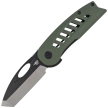 Bestech Explorer Knife Green G10, Satin/Black D2 (BG37B)