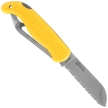 MAC Coltellerie Boat 2 Sailing Knife Yellow PP/TPE,  Satin W 1.4034 (MC BOT2.Y)