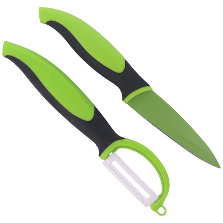 Zestaw Taylor's Eye Nóż Obierak i Obieraczka Green (377800)