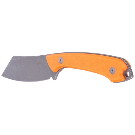 Kubey Knife Perses, Orange G10, Bead Blasted D2 (KU302A)