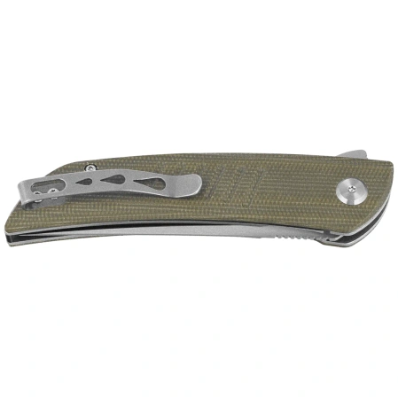 Bestech Swift Green Micarta, Satin D2 Knife (BG30A-1)