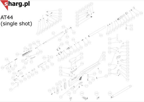 Synthetic Stock for Hatsan PCP Airgun AT44S-10 (2700-02)