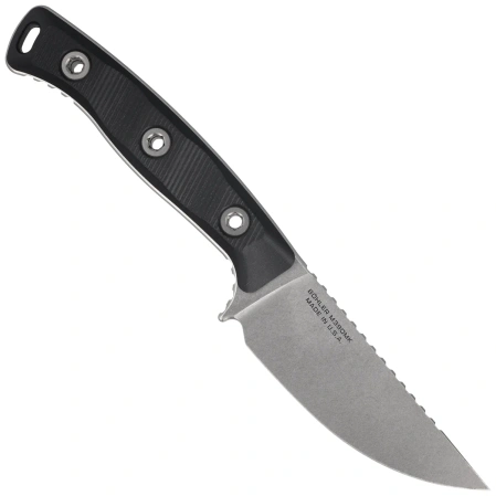 Microtech Akris S/E Knife Black G10, Stonewashed M390MK by Tony Marfione (95-10BK-4)