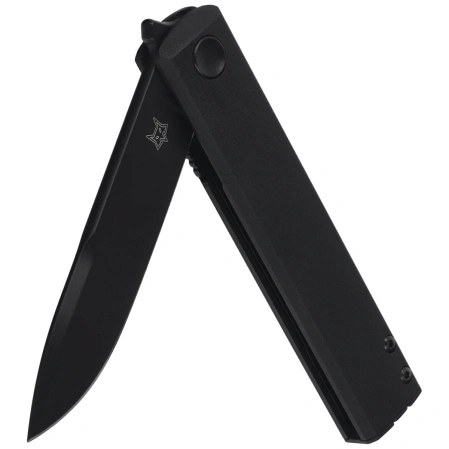 Fox Chnops Tactical Black G10, Black Idroglider Hybrid Cryo by Raven Knives Design (FX-545 G10B)