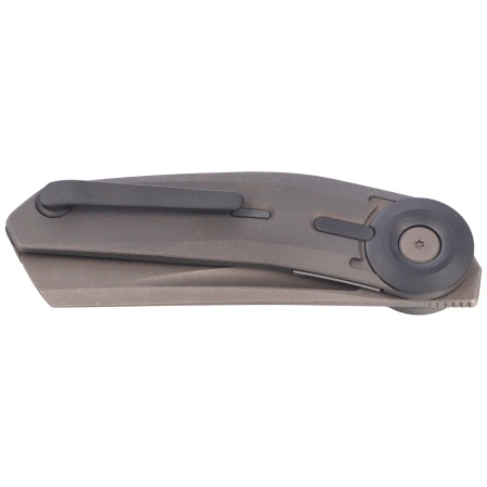 Nóż składany Reate VK-CLU Darkwashed Titanium, Darkwashed Elmax by Vulpex Knives