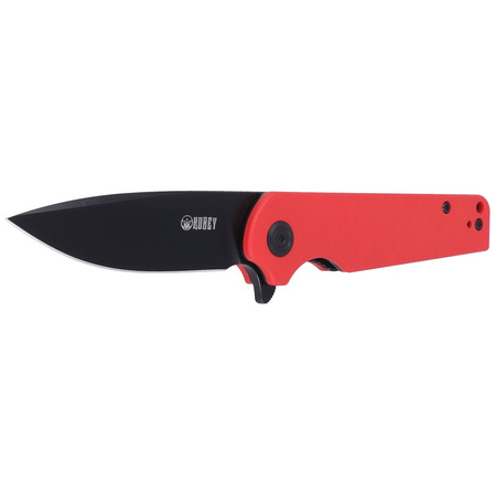Kubey Knife Wolverine, Red G10, Dark Stonewashed D2 (KU233E)
