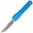 Microtech Ultratech Gen IV S/E OTF Knife Blue Aluminum, Apocalyptic M390MK by Tony Marfione (11214-10APBL)