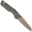 Microtech MSI Ram-Lok Mini S/E Marfione Select Knife Slab Side Antique Green Titanium, Bronze HW, Bronze F/S M390MK by Tony Marfione (210M-15MS2)