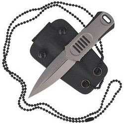 We Knife OSS Dagger Black G10, Stonewashed by Justin Lundquist (2017D)