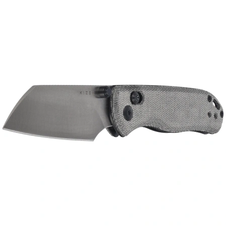 Kizer Drop Bear 2 Knife Black Micarta, Satin Nitro-V by Azo (V3619.2KS1)