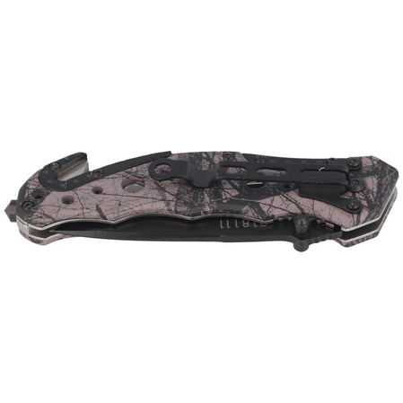 Herbertz Solingen Rescue Knife Camo Optics Aluminium, Black Blade (44068 - 218111)