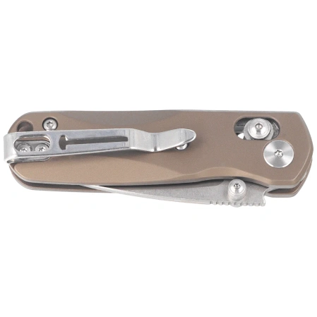 Bestechman Sprite Knife Bronze Titanium, Stonewashed/Satin M390 (BMK21B)