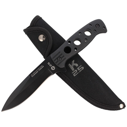 Nóż K25 Tactical Black Aluminium, Black Titanium Coated (31574)