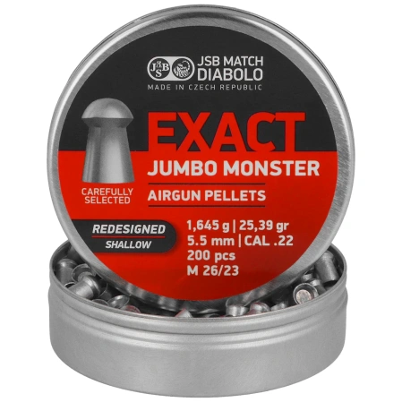 Śrut JSB Jumbo Monster Redesigned Shallow 5.52 mm, 200 szt. (546189-200)