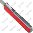 Nóż automatyczny OTF TacKnives TAKCOM Vigor V2 Red G10 / Grey Aluminum, Satin 154CM