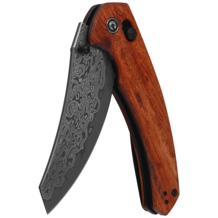 Civivi Sixgill Knife Guibourtia Wood, Damascus by Gavko Knives (C24050-DS1)