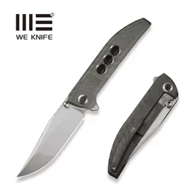 Nóż składany We Knife Ezinta Tiger Stripe Titanium, Polished Bead Blasted M390 (WE22041-4)