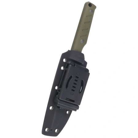Nóż Kizer Camp 180 Olive Green G10, Gray Stonewashed AEB-L by Jonathan Styles (1096A2)