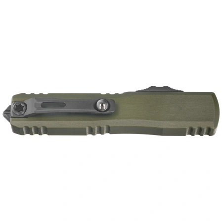 Microtech Ultratech Gen III ZBP S/E OTF Knife OD Green Aluminum, Black M390MK by Tony Marfione (1121-1OD)