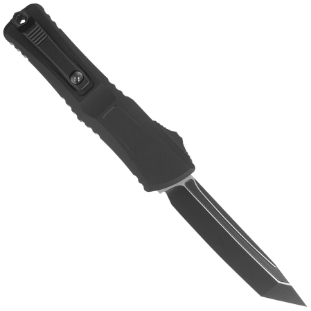 Nóż automatyczny OTF Microtech Combat Troodon Gen III T/E Black Aluminium, Tactical M390MK by Tony Marfione (1144-1T)