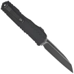 Microtech Cypher II S/E Black Aluminium, Black M390MK by Deryk Munroe and Tony Marfione OTF Knife (1241-1T)