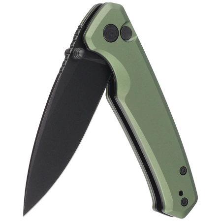 Civivi Altus Green Aluminum, Black Stonewashed Nitro-V knife (C20076-5)