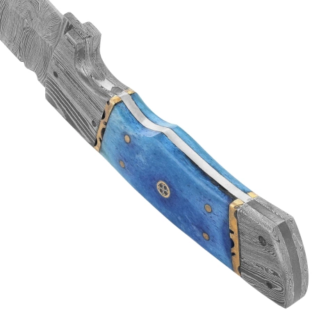 Nóż Martinez Albainox Blue Bone, Damascus 256 Layers (32567)