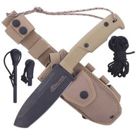 Extrema Ratio Selvans Expeditions Knife Desert Forprene, Dark Stone N690 by Daniele Dal Canto (04.1000.0129/EXP)