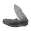 WeKnife Coral SLT Gray Titanium/Marble Carbon Fiber, Gray Stonewashed 20CV by Gustavo T. Cecchini (WE24044-2)