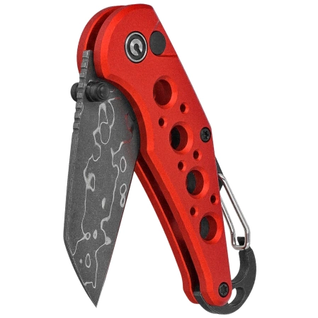 Nóż składany Civivi Pragma Red Aluminium, Damascus (C23062B-DS1)