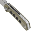 Nóż składany Reate PL-XT Green Micarta, Stonewashed Nitro-V (PL-XT DP.GRM.STW)