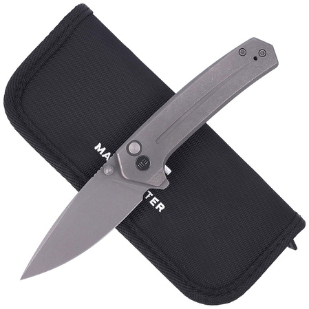 Nóż składany WE Knife Culex Gray Titanium, Gray Stonewashed CPM 20CV (WE21026B-1)