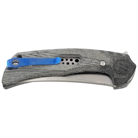 Reate PL-7 Knife Black Micarta, Satin Nitro-V (PL-7 BKM SAT)