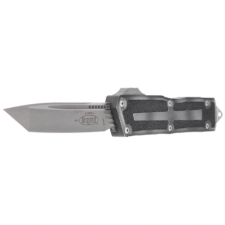 Nóż automatyczny OTF Microtech Scarab II Gen III T/E Weathered Metal Aluminium, Apocalyptic M390MK by Tony Marfione (1279-10APWME)