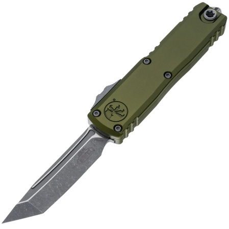Nóż automatyczny OTF Microtech UTX-85 Gen IV T/E OD Green Aluminium, Apocalyptic M390MK by Tony Marfione (12334-10APOD)