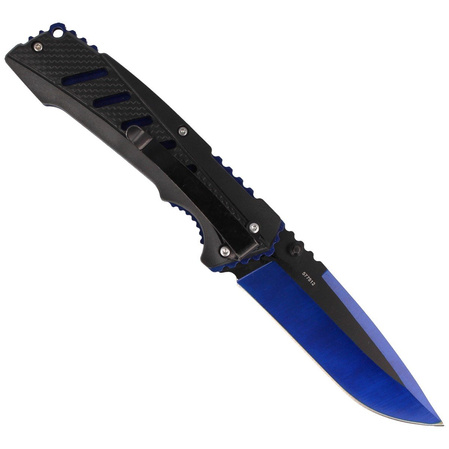 Herbertz Solingen Hit Blue Drop Point 95mm Knife (577512)