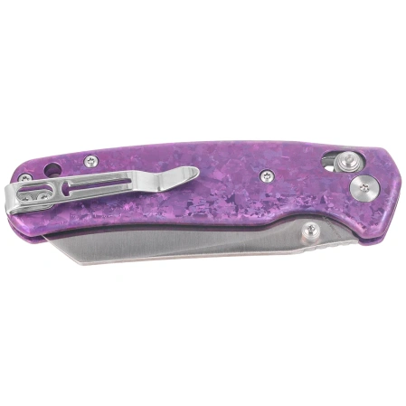 Bestechman Cicada's Wing Knife Purple Crystallized Titanium, Satin Magnacut (BMK06O)