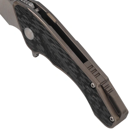 Bestech Goblin Knife Black Titanium / Carbon Fiber, Stonewashed / Satin CPM S35VN (BT1711A)
