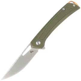 BlackFox Sneaky OD Green G10 Knife, Bead Blasted D2 (BF-768 OD)