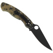 Spyderco Military Knife Digital Camo G10, Black DLC CPM S30V by Sal Glesser (C36GPCMOBK)