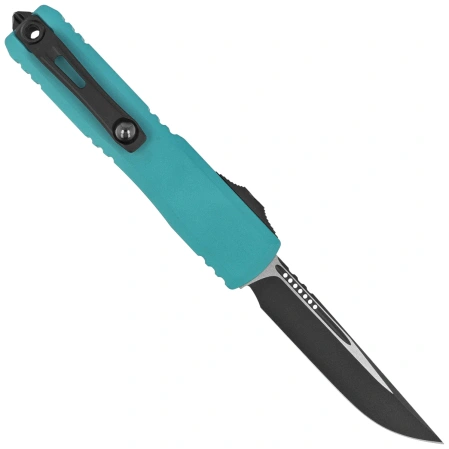 Microtech Ultratech Gen IV S/E OTF Knife Cyan Aluminum, Black M390MK by Tony Marfione (11214-1CN)