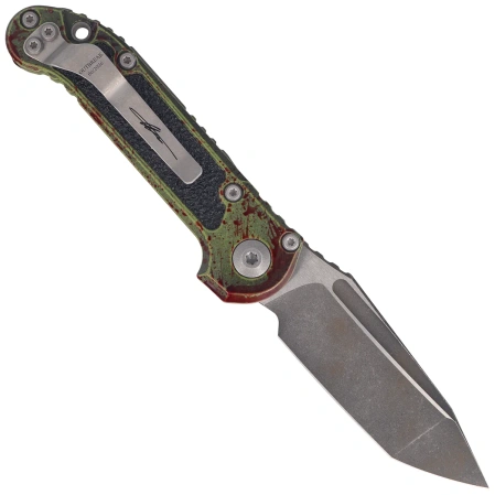 Microtech LUDT Gen III T/E Signature Automatic Knife Outbreak Aluminum, Outbreak M390MK by Tony Marfione (1136-1OBS)