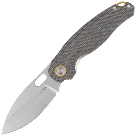 Nóż składany Kizer Seagull Gray Micarta, Satin 14C28N (V3770A1)