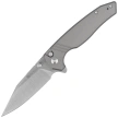 Sencut Selkyris Knife Gray Aluminum, Satin D2 (S25068-2)