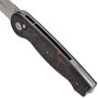 Nóż składany Maserin Summit Black / Orange Fat Carbon, Satin MagnaCut (490/FCA)