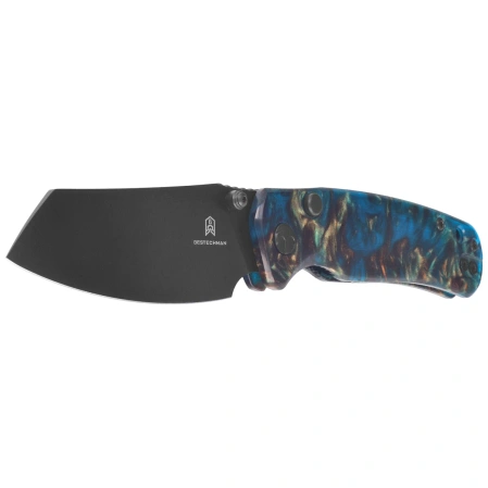 Nóż składany Bestechman Cicada's Wing-TL Clear Blue Resin, Black PVD 10Cr15CoMoV (BMK24-R-3)