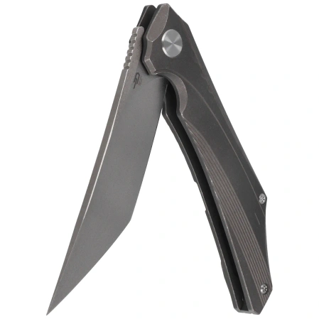 Nóż składany Bestech Kamoza Dark Grey/Titanium, Stonewashed M390 by Kombou (BT1911A)