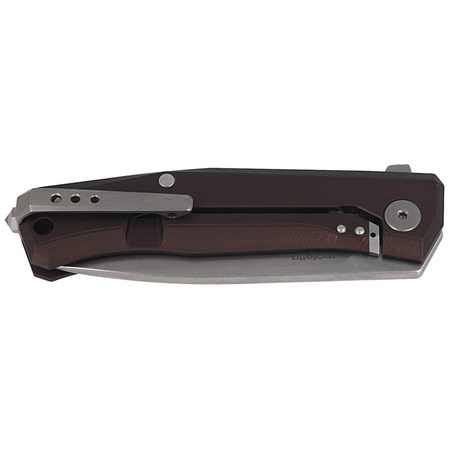 LionSteel Myto Knife Earth Brown Aluminum, Stonewashed M390 by Molletta (MT01A ES)