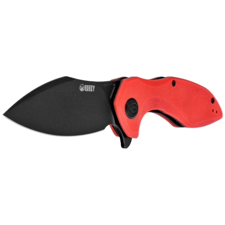 Kubey Nobel Knife Red G10, Blackwashed 14C28N (KU236P)